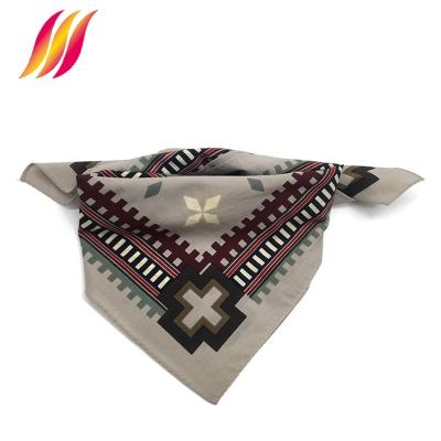 China New Arrival Popular Soft Cotton Voile Comfortable 100% Square Scarf for sale