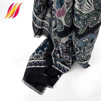 China European American Wholesale High Quality Cotton Ply Shawls Scarves For Women for sale