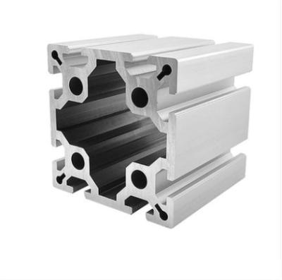 China Aluminum Alloy Industrial Profile Aluminum Production Line Heavy Aluminum Square Tube Profile 100100 for sale