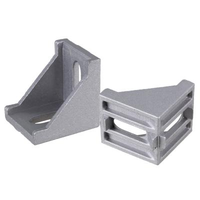 China Aluminum Alloy Profile Aluminum Connectors Aluminum Chevron For Industry L Shaped Right Angle Bracket for sale