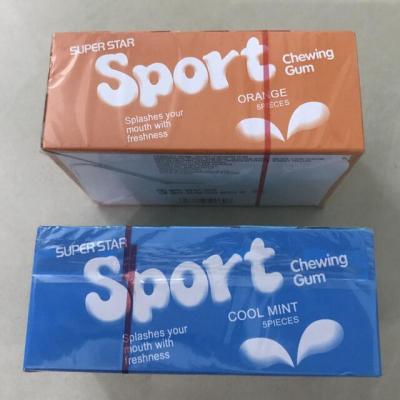 China Superstar Sports Chewing Gum Iin Boxes HTX20180630E for sale