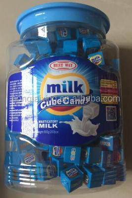 China Glucose Bestway Milk Cube Candy for sale