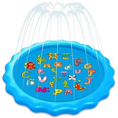 China Amusement Park Indoor Commercial Goods Using Baby Splash Pad Mat Inflatable Spray Water Cushion Sprinkler For Kids for sale