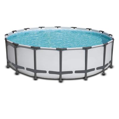 China INTEX 26732 Round 610*132 Metal Bracket PVC Swimming Pool Adult Children's Wading Pool 26732 Family Outdoor Garden for sale