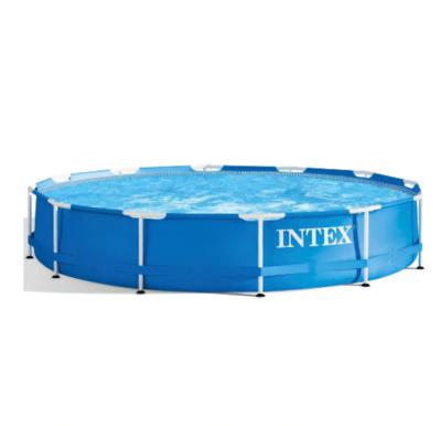 China intex28242 Assembled Steel Pipe Round Bracket Outdoor Children's Family Water Park Fishing Fish Pool Set 28242 for sale