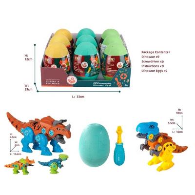 China This Take Apart Dinosaur Toys Dino Easter Eggs STEM Games Engineering Play Building Kits For Kids for sale