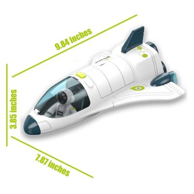 China Slot Toy Space Shuttle Spacecraft Airplane toys for kids with lights and noise and spaceship toys for any mission interstellar adventure for sale