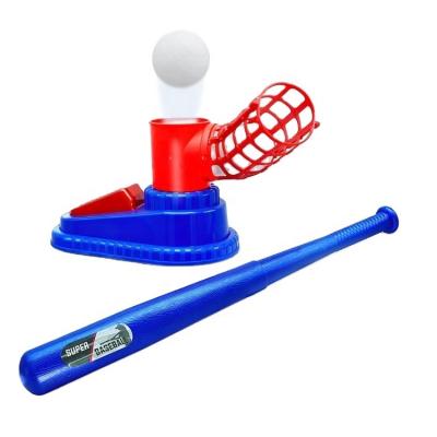 China Step-on Baseball Machine Set Toddlers and Kids Batting Tee Game with Baseball Pitcher Toys Step-on Baseball Machine Set Sports the toy for children boy and girl for sale