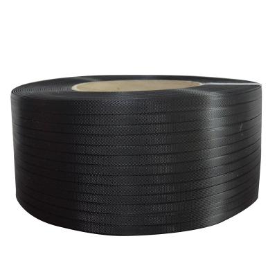 China Machine Packing Wholesale PP Tie Up Polyethylene Belt Raw Materials Top Black Color Packing Band For Factory Packing for sale