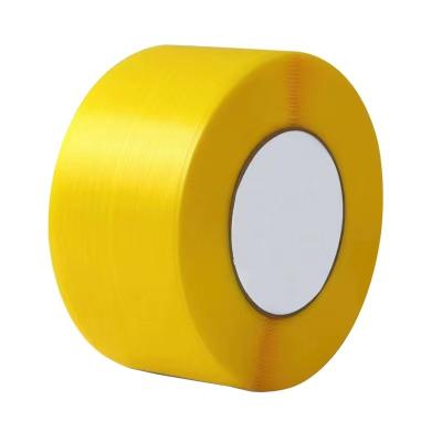 China Wholesale Machine Packing Factory Manufacturer New Yellow PP Material Packing Belt PP Band PP Tying For Factory Packing for sale