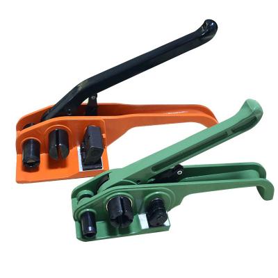 China Durable Hand Held Compound Strapping Tool Polyester Fiber Rope Strapping Tensioner For 13 - 20mm Band for sale