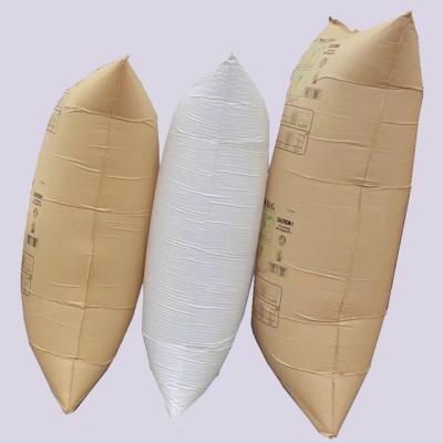 China Inflatable Cargo Safety Protection Container Air Dunnage Bag Kraft Paper Inflator Airbag Pillow Dunnage Container Use Large for sale