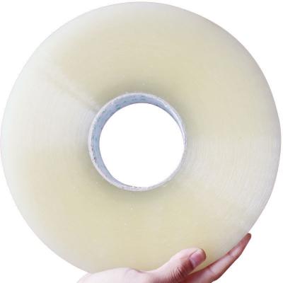 China Waterproof Big Roll 35mm-70mm Length Roll Super Glue Transparent Glue Sealing Machine Express Packaging Different Width 1000m for sale