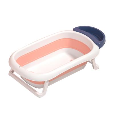 China Sustainable Hot Sale Amazon Baby Tubs Food Grade Deep Plastic Bathtub Anti Slip For Babies for sale