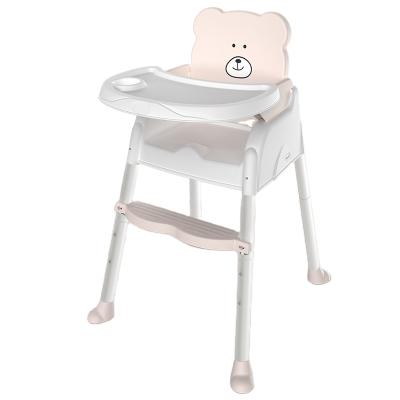 China Safety Comfortable Baby Dining Cartoon Design Wholesale Baby Folding Baby Feeding Chair Portable Movable Dining Chair For Baby for sale