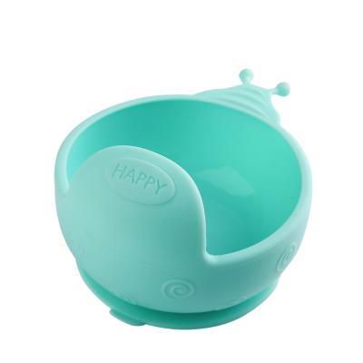 China Microwave Feeding Bowl BPA Kids Toddlers Self Self Slip Free First Stage Safe Silicone Baby Suction Bowls for sale