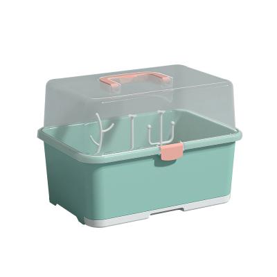 China BPA Free Easy To Carry Multifunctional Dustproof Baby Milk Powder Box Baby Bottle Storage Box for sale