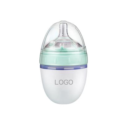 China BPA Free Factory OEM Silicone Large Capacity High Quality Baby Bottles Hot-Selling Anti-Drop Baby Bottles for sale