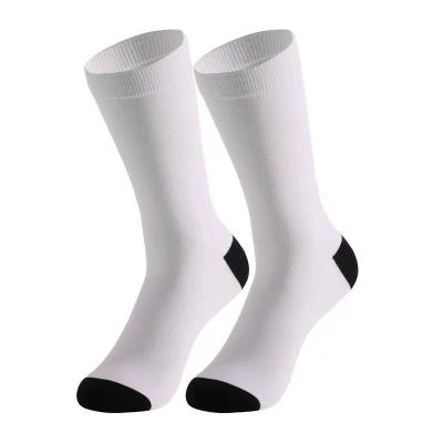 China Breathable Design Your Own Sports White Sublimation Blank African Socks Print Custom for sale