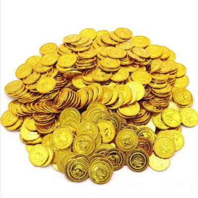 China Amazon Wholesales Hacks Plastic Gold Coins St. Patrick's Day Green Coins Party Toy AL-190 AL-190 for sale