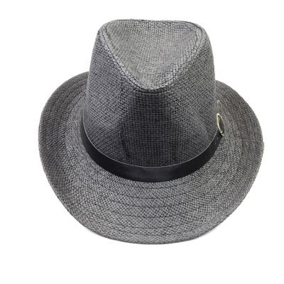 China Wholesale Straw Felted Hat Fedora Hats Paper Straw Felted Hat Character Support Customization Fashionalbel Men Felt for sale