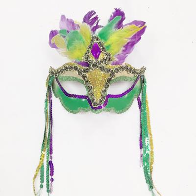 China PVC Dance Party Western Eye Masks For Party Supplies Fashion Mask Mardi Gras Carnival Mask for sale