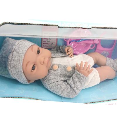 China 2021 Cartoon Toy Amazon Hit Children's Toys 17 Inch Reborn Alive Baby Bebe Dolls for sale