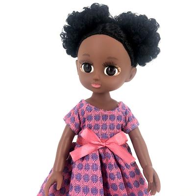 China Wholesale MODEL TOY 2021 New 13 Inch Pretty Black African American Girl Dolls For Children for sale