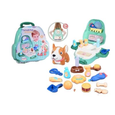 China Samlok 2021 Pet Space Wholesale Package Eco-Friendly Lovely Pretend Play Toy Sets For Kids for sale