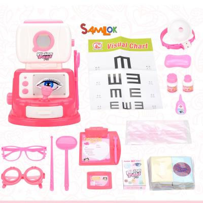 China Samlok 2022 New Eco-Friendly Wholesale Educational Toys Doctor For Children Pretend Law Series Funny Ophthalmic Game for sale