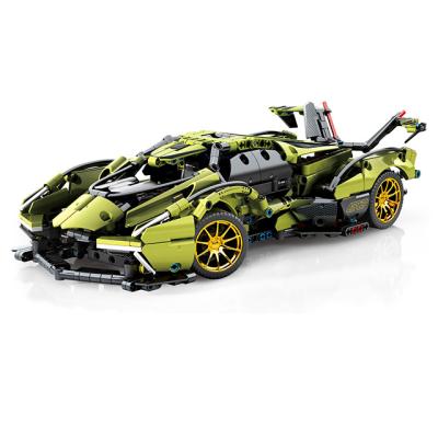 China Legoed 1039 Eco-friendly Material Hot Sale Samlok 2021 Building Block Super High Tech Sports Car Educational Model Gifts For Children for sale