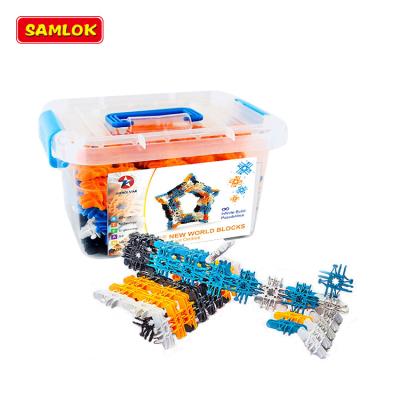 China New DIY TOY Hot Sale Snowflake Kids Magnetic Plastic Building Blocks for sale