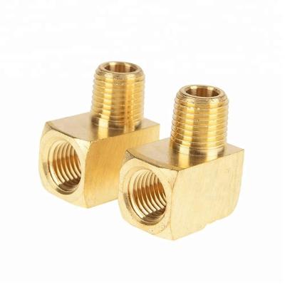 China NPT Barstock Brass Pipe Swivel Connector Elbow Plumb Fit Adapter for sale