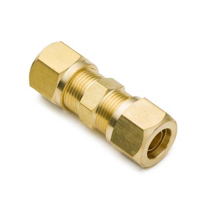 China CA360 DOT Air Brake Nylon Tubing Brass Equal Shape And Male Brass Hose Connection Union Fitting for sale