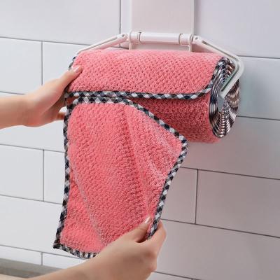 China New Microfiber Kitchen Dish Towels Cotton Dish Towel Oil Super Absorbent Non-Stick Reusable Kitchen Daily Dish Towels Cleaning Cloth for sale