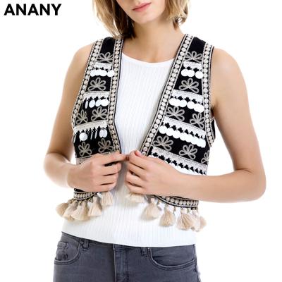 China 2020 Anti-wrinkle New Arrival Anany Lady Jacket Traditional Elegant Sleeveless Vest For Women for sale