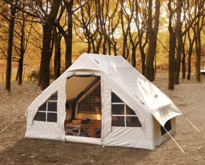 China Diagonal Tether Type 2022 New Style Large Outdoor Camping House Inflatable Air Tent For Sale for sale