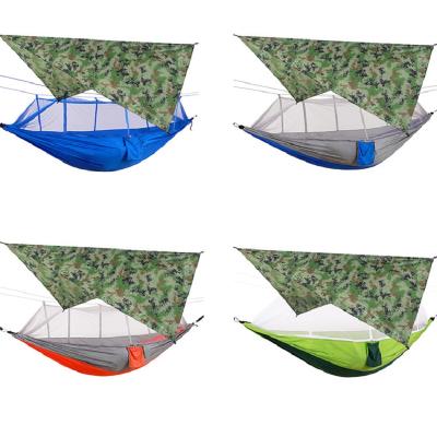 China Factory Supply Modern Suitable Prices Proof Nylon Ceiling Mosquito Strut Hammock Outdoor Camping Automatic Quick Opening Set for sale