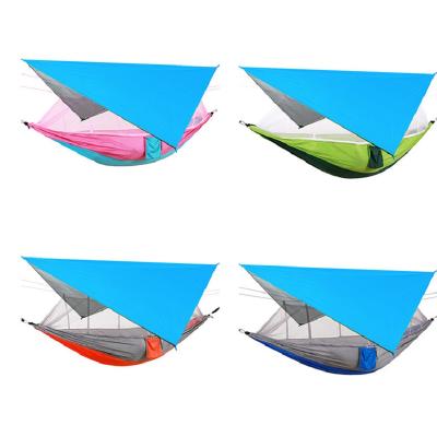 China Hot sale modern cheap automatic quick opening mosquito net hammock outdoor camping nylon hammock for sale