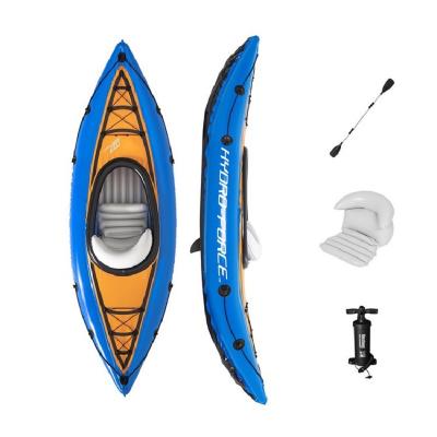 China Best Selling WatRaftinger Outdoor Sports Boat New Product New Product Single Folding Inflatable Fishing Boat Canoe Kayak for sale