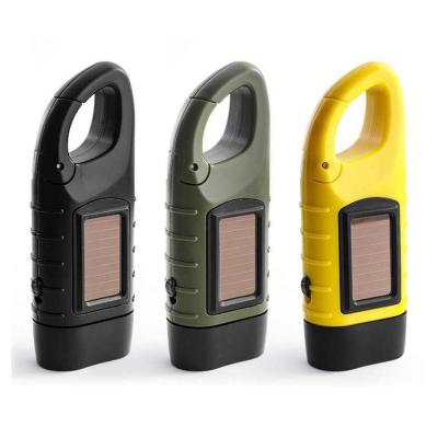 China Mini Popular Solar Hand Torch Gift Suitable Product Price New Type Camping Solar Flashlight for sale