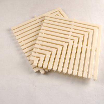 China ABS Swimming Pool Plastic Gutter Grating Pool Overflow Cover for Overflow Corner for sale