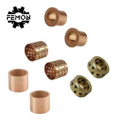 China Bronze Aluminum Customization CNC Machining Shaft Copper Bearing Bushing Round Brass Bronze Spacer Bush Bushing for sale