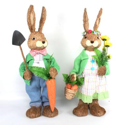 China Easter standing rabbit for Easter decoration 6320073 for sale