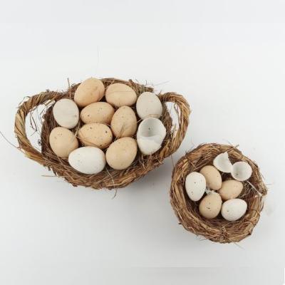 China Europe egg nest with real grass for Easter for sale