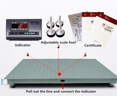 China Industral Scale 1t Floor Scale Weighing Scales Price for sale