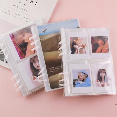 China PVC A5 Cover PP Pages Album Holder Acrylic Inner Binder 3 Inch 5 Inch 7 Inch Photo Album Album Props Stickers Pockets for sale