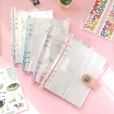 China Simple Clear PVC A5 Color PP Inner Pockets Album Holder 3 Inch 5 Inch 7 Inch Photo Album Album Props Stickers Pockets for sale