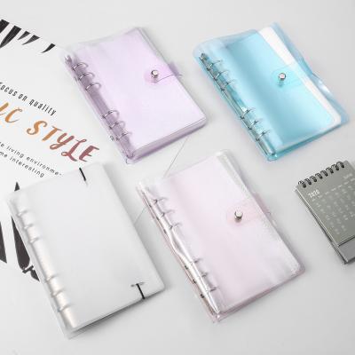 China PVC Transparent Color PVC Sheets Pockets Inner Coin Collection Book Album For Props Sticker Storage Travel Ticket Pockets for sale