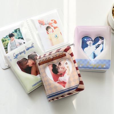 China Clear PVC Gradient Color Album Pockets Holds 36 Mini Photo Album for Fuji Instax and Name Card 7s 8 25 50s Mini Photo Album for sale